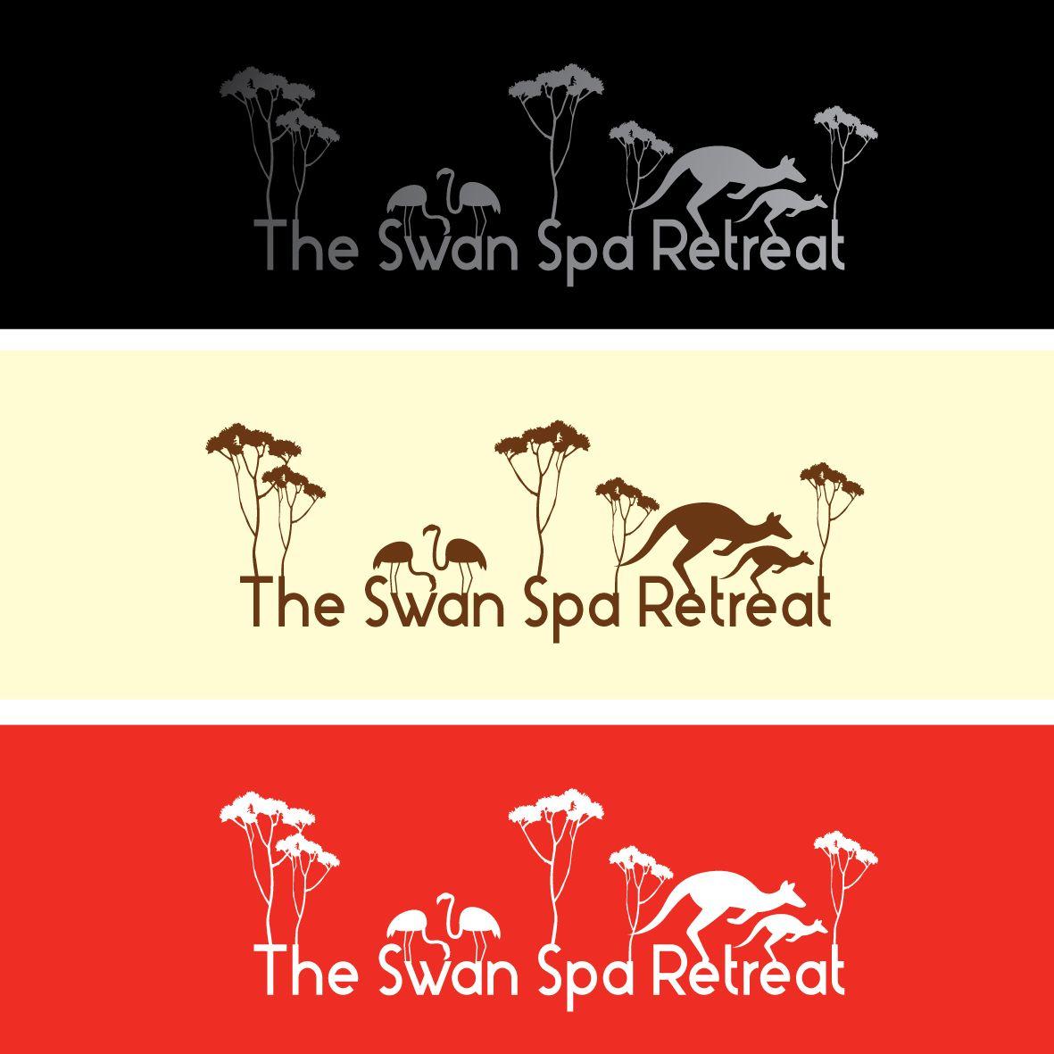 Red Swan Company Logo - Elegant, Serious Logo Design for The Swan Spa Retreat