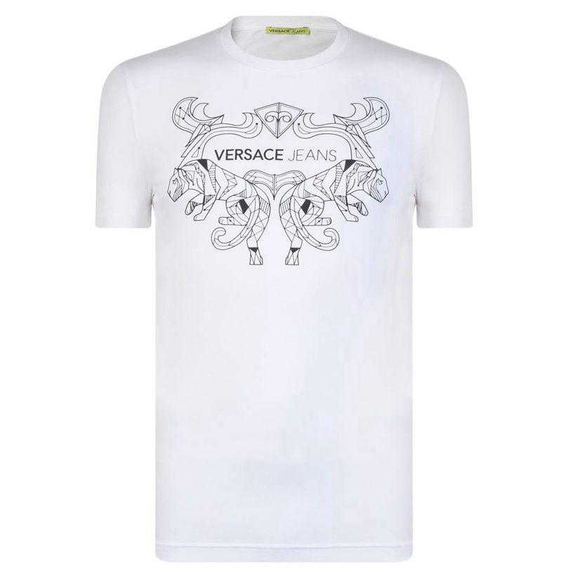 Cool LRG Logo - Nice Cool Versace Jeans Tiger Logo Crew T Shirt LPmm77 - Versace ...
