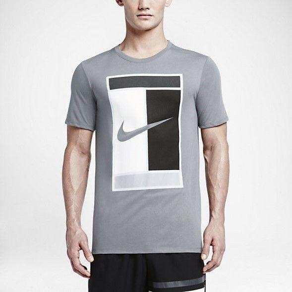 Cool LRG Logo - On Sale Nike Men Court Logo Grey Shirt. bridlingtonfolkclub