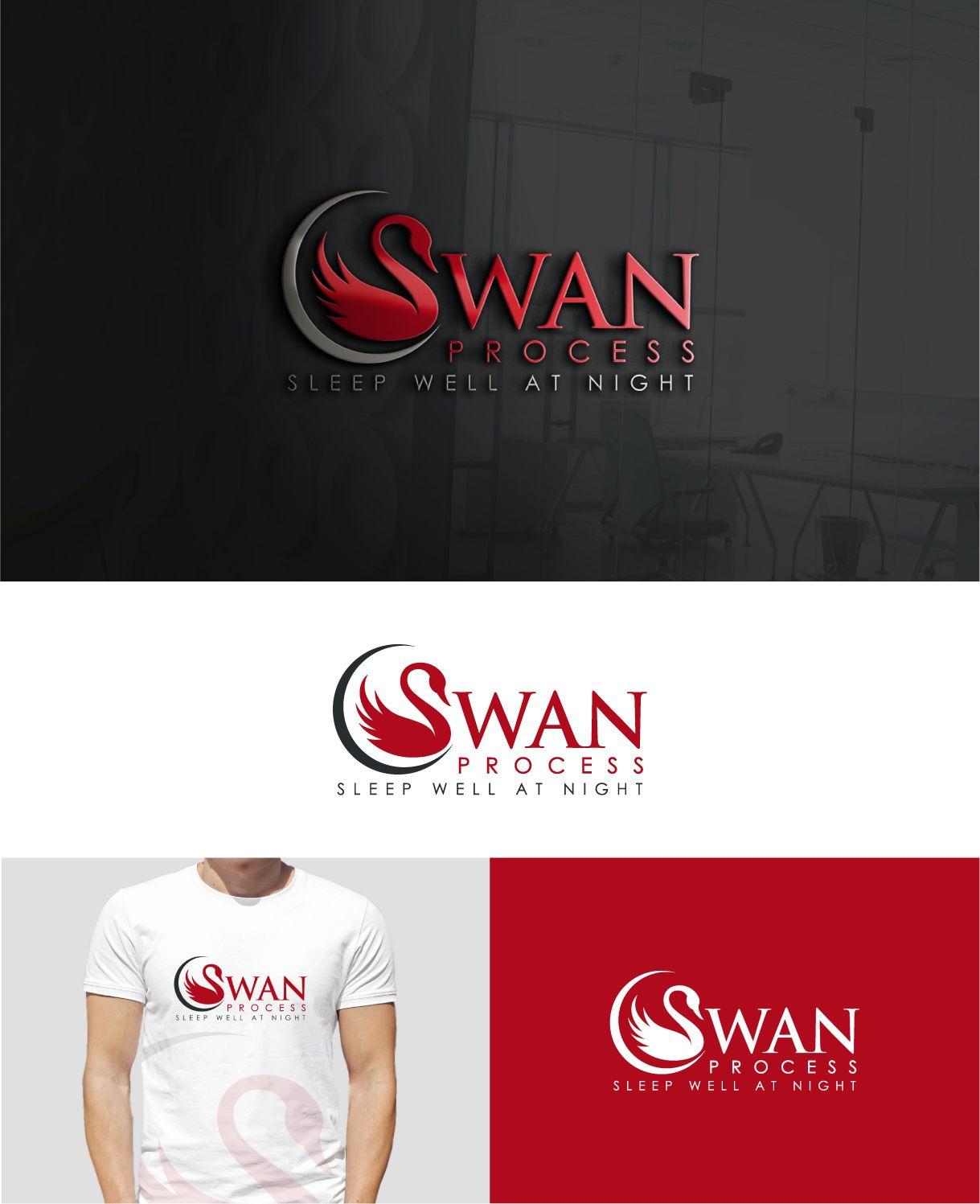 Red Swan Company Logo - Logo Design for SWAN Process by Grazdavoda. Design