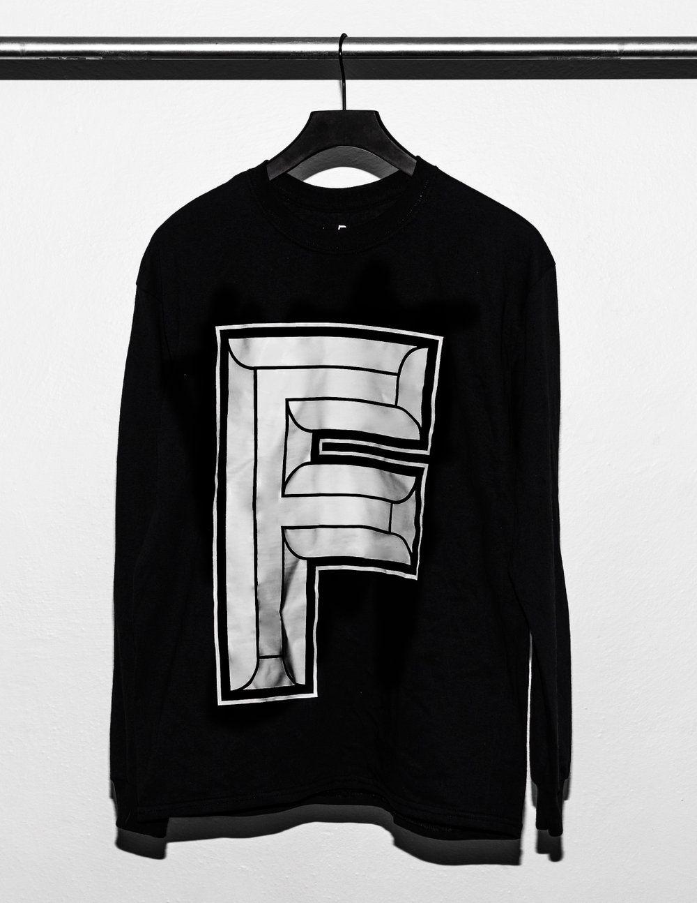 Long F Logo - Special Edition F Logo Reflex Black Or White Long Sleeve. Finesse