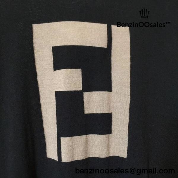 Long F Logo - High Quality Replica Fendi double F logo long sleeve shirt