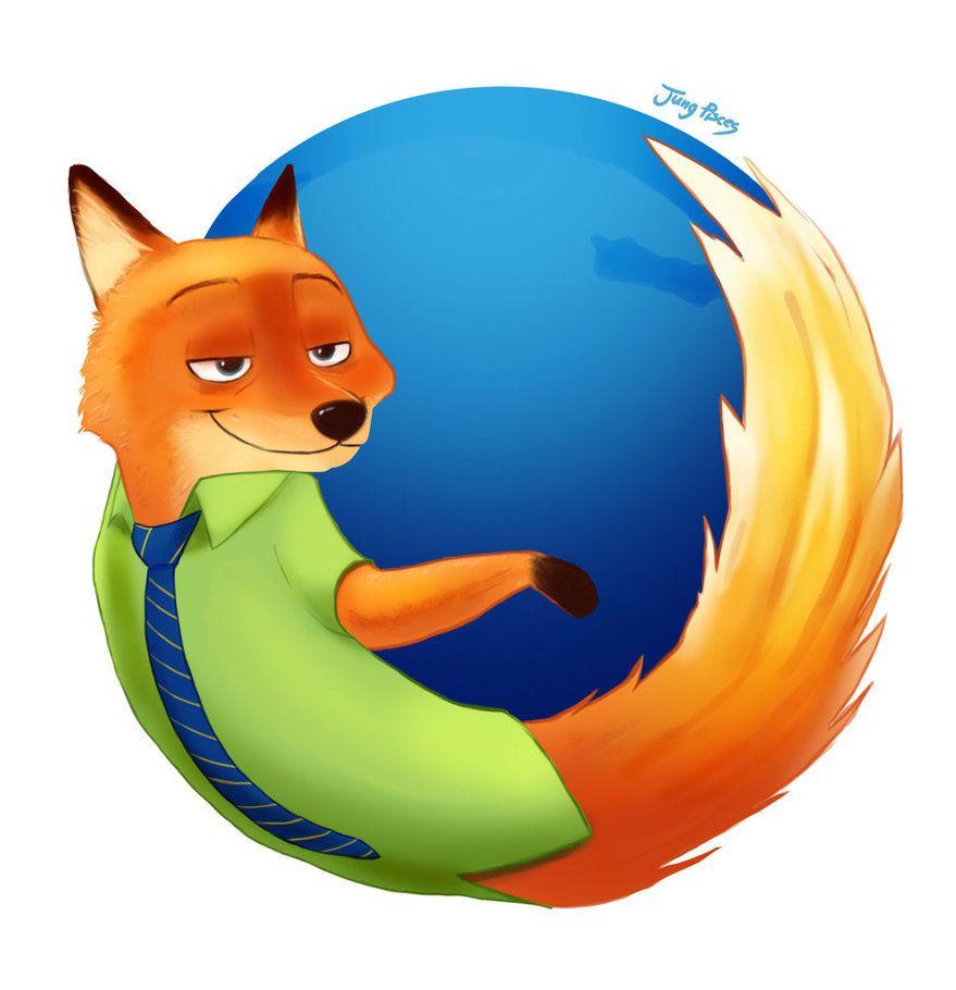Original Firefox Logo - Nick Wilde is Firefox