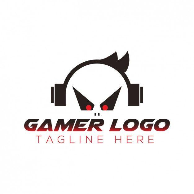 Gaming Logo Logo - Gamer logo with tagline Vector | Free Download