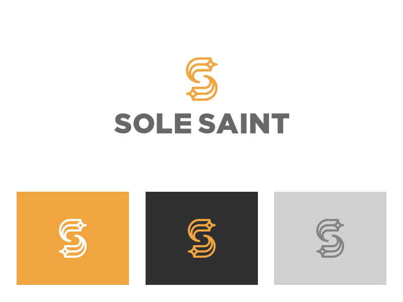 Shoe Sole Logo - Sole Saint Logo by BrandMills Studios | Dribbble | Dribbble