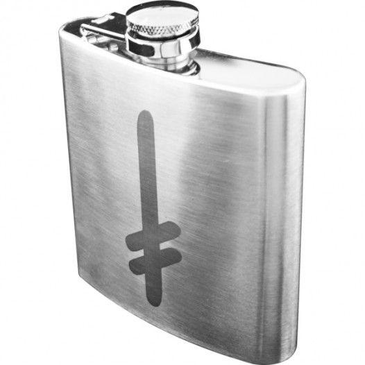 Death Wish Gang Logo - Deathwish - Gang Logo Steel Flask