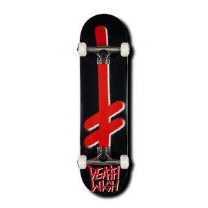 Death Wish Gang Logo - Deathwish Gang Logo 8.0” Complete Skateboard