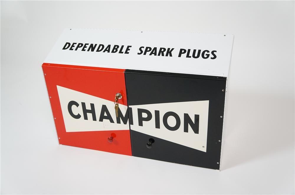 1960 Champion Spark Plugs Logo - Very clean 1960s-70s Champion Spark Plugs service department