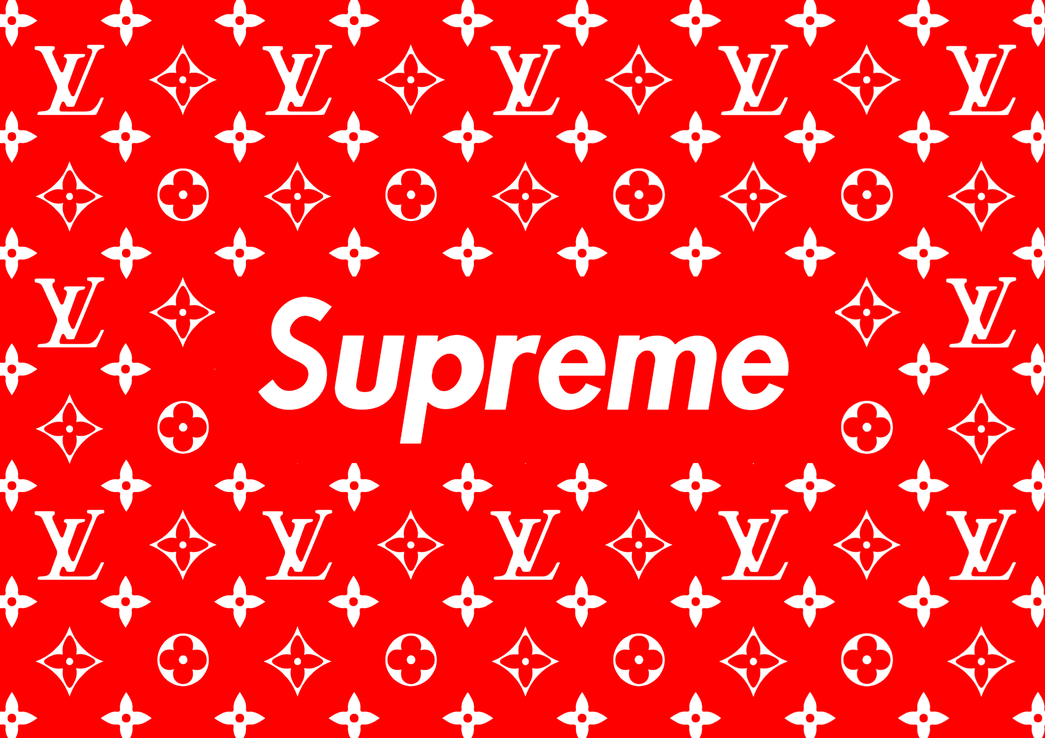 Louis Vuitton Supreme Red Logo - SUPREME x LOUIS VUITTON | Wallpapers | Supreme wallpaper, Iphone ...
