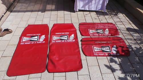 1960 Champion Spark Plugs Logo - 1960 champion spark plugs wing covers SOLD | Car And Classic