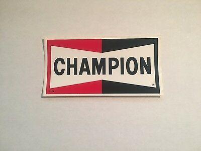 1960 Champion Spark Plugs Logo - Champion decals - Zeppy.io