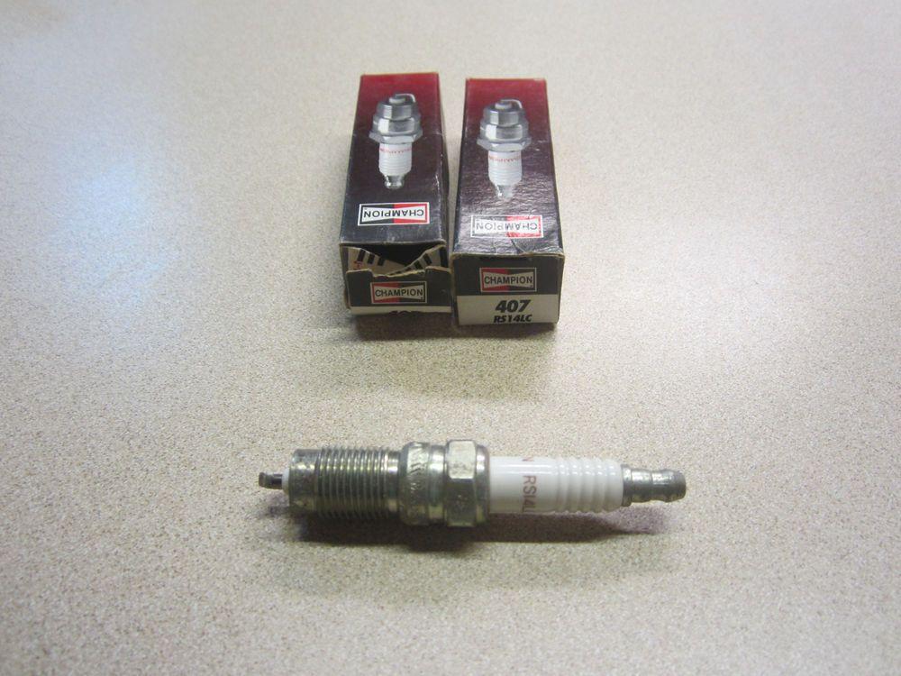 1960 Champion Spark Plugs Logo - Champion 407 (2) Spark Plugs RS14LC | eBay