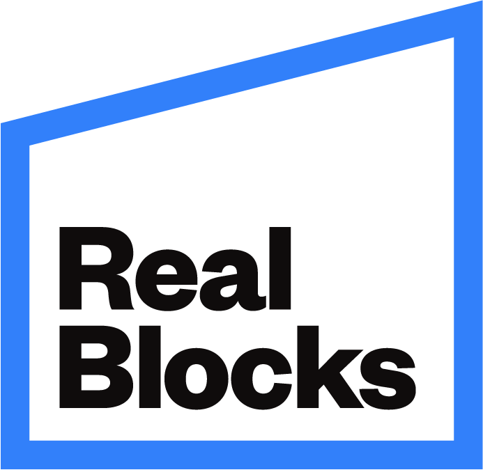 Blue Block S Logo - RealBlocks