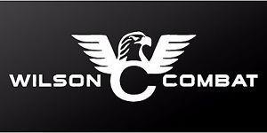 Wilson Combat Logo - Wilson Combat M1911A1 Pistol Logo Vinyl Decal Car Window Gun Case