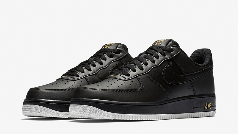 Black Air Force Logo - Nike Air Force 1 Low Crest Logo Black | AA4083-014 | The Sole Supplier