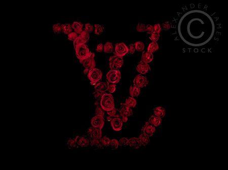 Red Louis Vuitton Logo - Underwater Roses Still Life Louis Vuitton Logo 0181