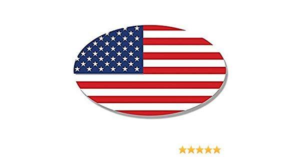 Red White Oval Logo - Amazon.com: MAGNET OVAL American Flag Magnetbright red white and ...