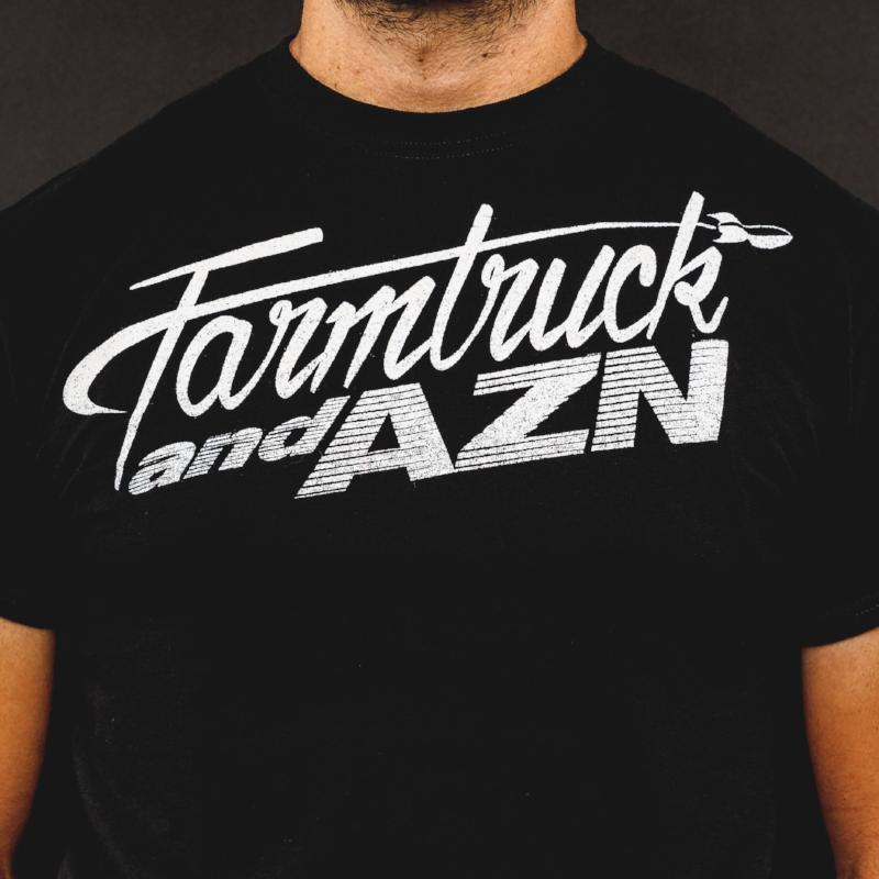 AZN Logo - Farmtruck And Azn Logo T Shirt Black �