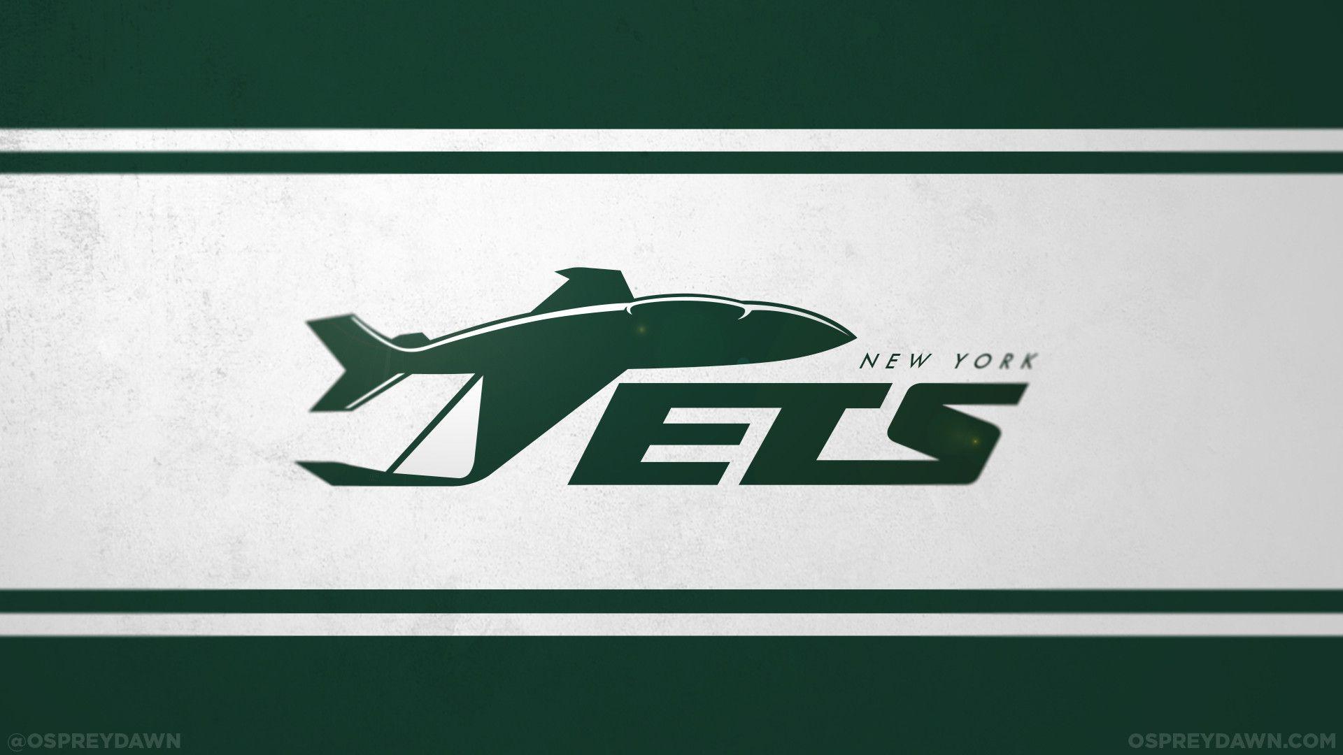Jets Old Logo - Over the offseason I redesigned all 32 NFL team logos. To celebrate ...