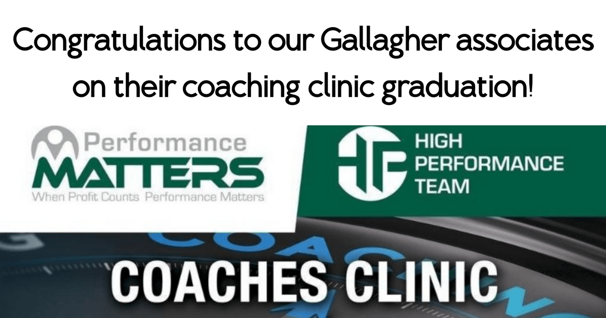 Gallagher and Associates Logo - Coaches Clinic Blog Post - Gallagher - Gallagher Uniform
