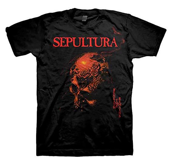 Black Clothing and Apparel Logo - Amazon.com: Apparel Sepultura - Beneath The Remains - Men's T-Shirt ...