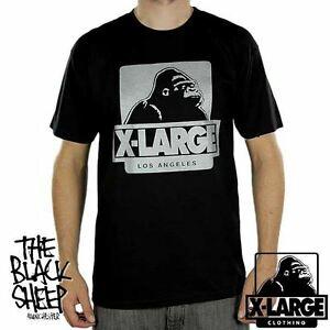 Black Clothing and Apparel Logo - X-LARGE CLOTHING LA OG LOGO BLACK MENS APPAREL SKATE STREETWEAR T ...