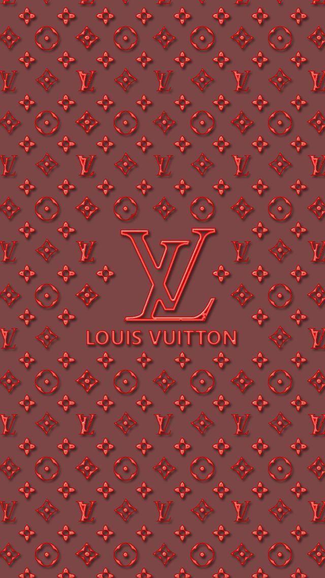 Red Louis Vuitton Logo - Louis Vuitton Logo Wallpaper for iPhone | iOS 10 wallpapers | Iphone ...