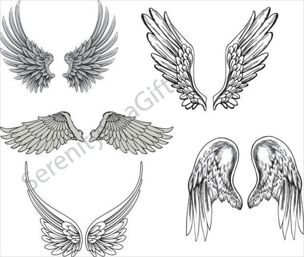 Angel Wings Logo - Vector Art of Angel Wings Logo | Shannon & Maria Inspiration Board ...