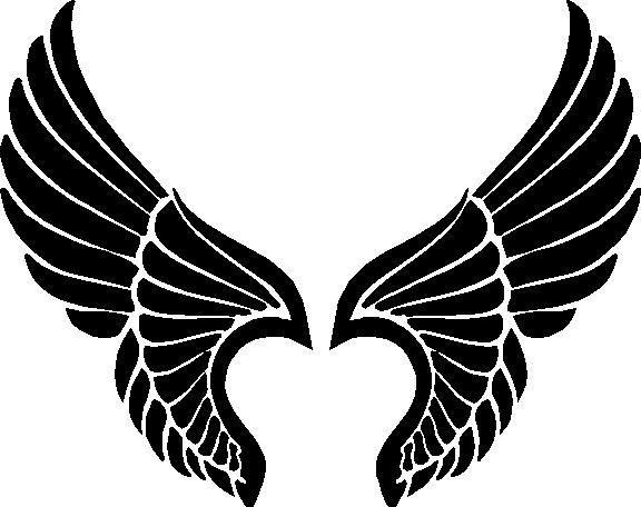 Angel Wings Logo - Angel Wings Logo. wings. Wings, Wings logo, Silhouette