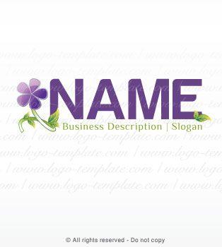 Company with Green Flower Logo - logo templates 0034 | Logo Templates - Pre made logo design, company ...