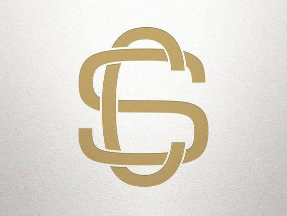 CS Logo - Interlocking Letters Logo CS SC Interlocking Letters | Etsy