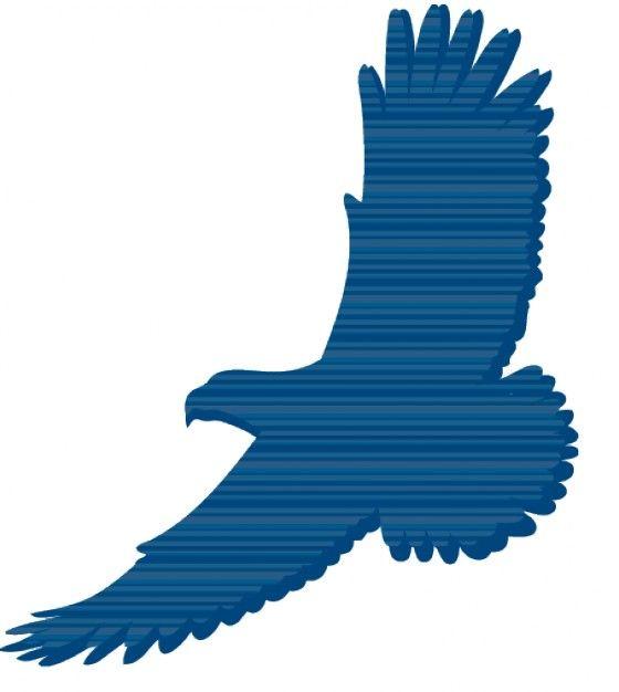 Blue Flying Eagle Logo - Download Vector eagle logo in vector pack