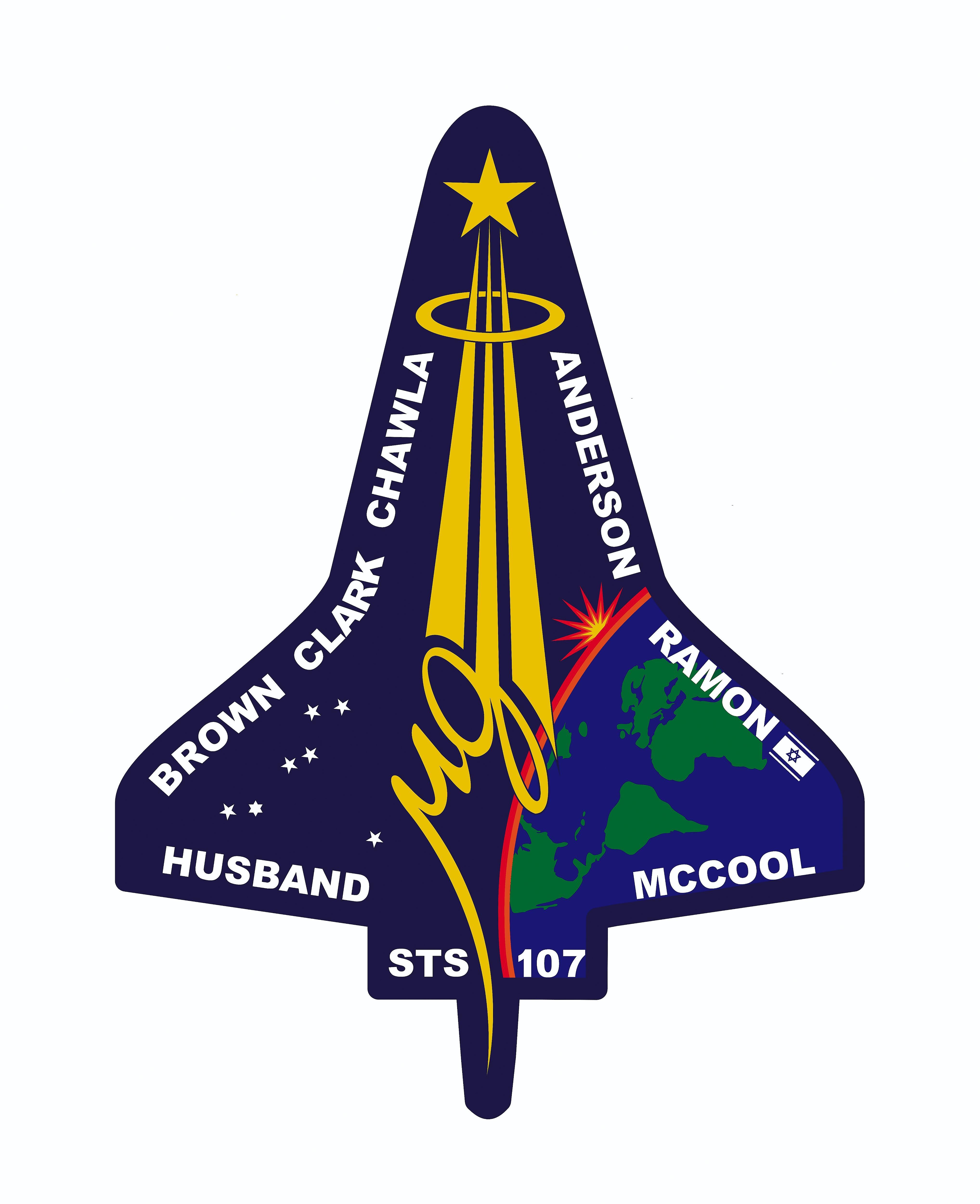 NASA Ship Logo - Remembering Columbia and Her Crew, STS- February 2003