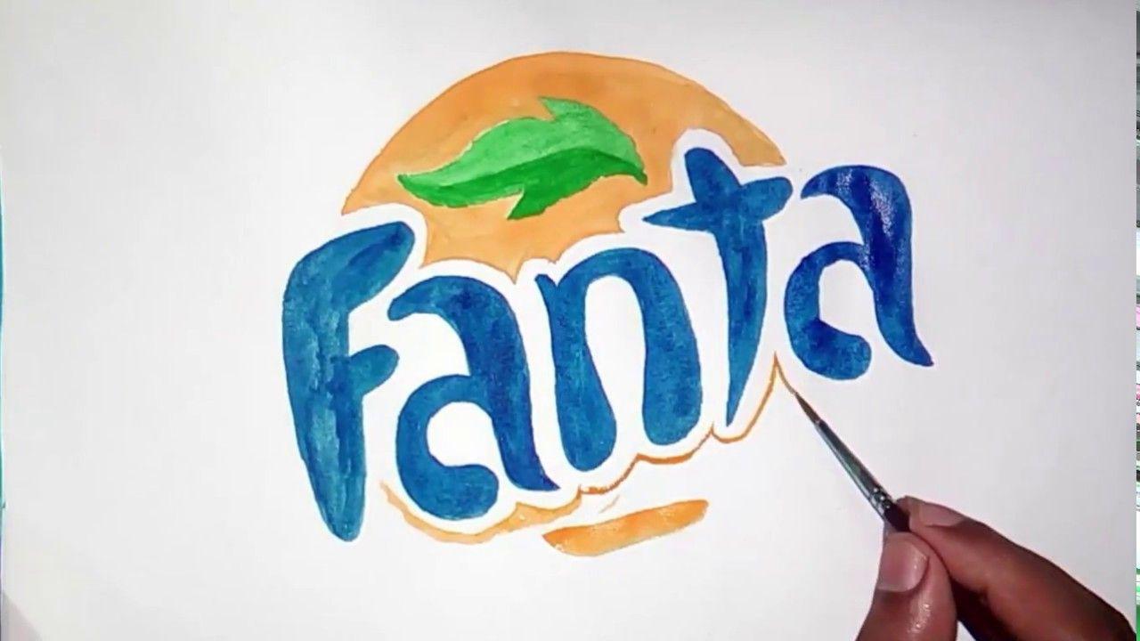 Fanta Can Logo - How can you draw the old Fanta logo (symbol drawing) - YouTube
