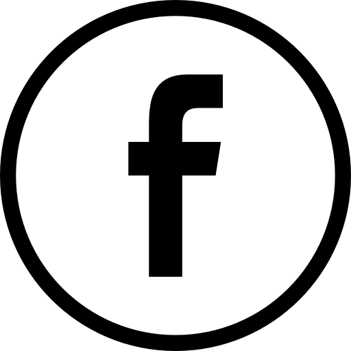 Circular Facebook Logo - Facebook logo in circular button outlined social symbol Icons | Free ...