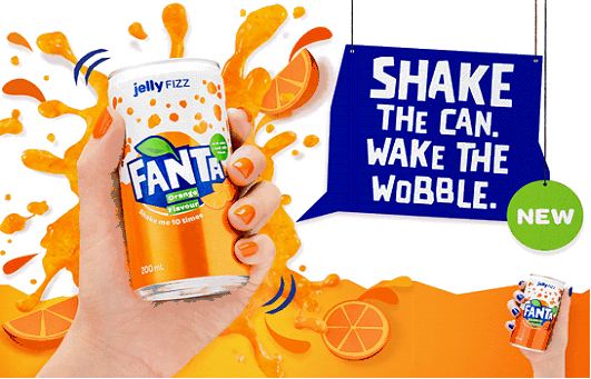 Fanta Can Logo - Coca-Cola Shakes Things Up With New Sensory Range & Logo For Fanta - B&T