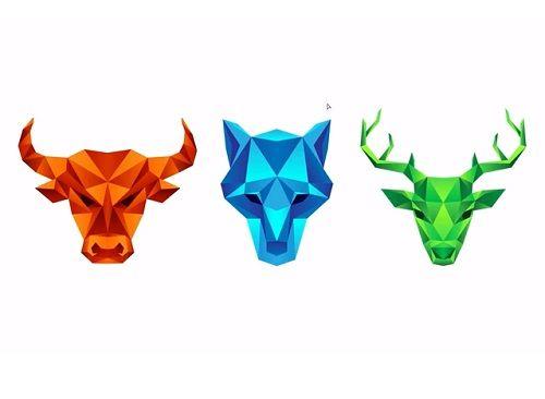 Abstract Animal Logo - Draw Abstract Animal Logo Designs in Illustrator