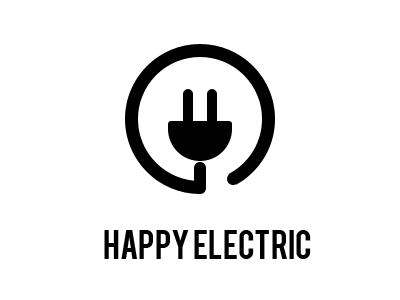 Electric Plug Logo - Happy Electric- Logo Design Practice | Design & Development ...