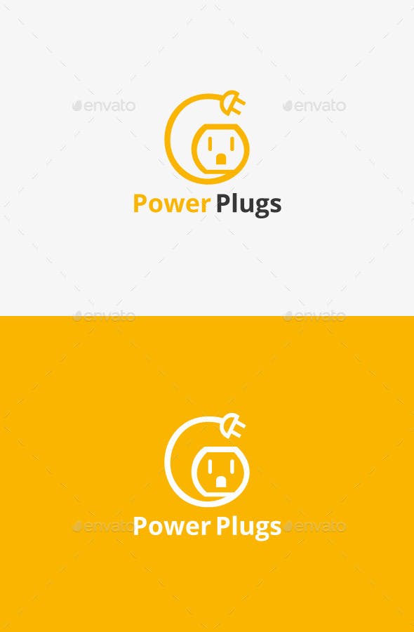 Electric Plug Logo - Electric Plug Logo by SaraStudio | GraphicRiver