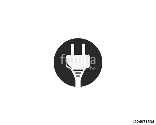 Electric Plug Logo - Electric Plug Logo Vector Stock Image And Royalty Free Vector Files