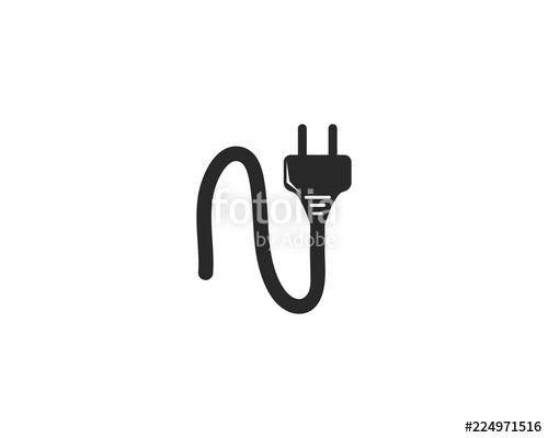 Electric Plug Logo - electric Plug logo vector