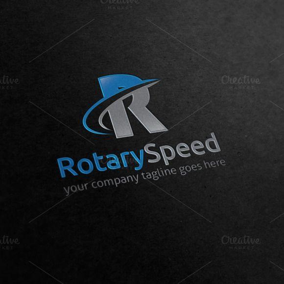 Studio R Logo - Rotary Speed Letter R Logo by Slim Studio on @creativemarket | A to ...