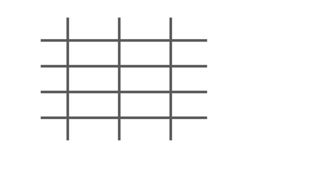 Three Vertical Lines Logo - How many rectangles can be formed with 3 vertical lines and 4 ...