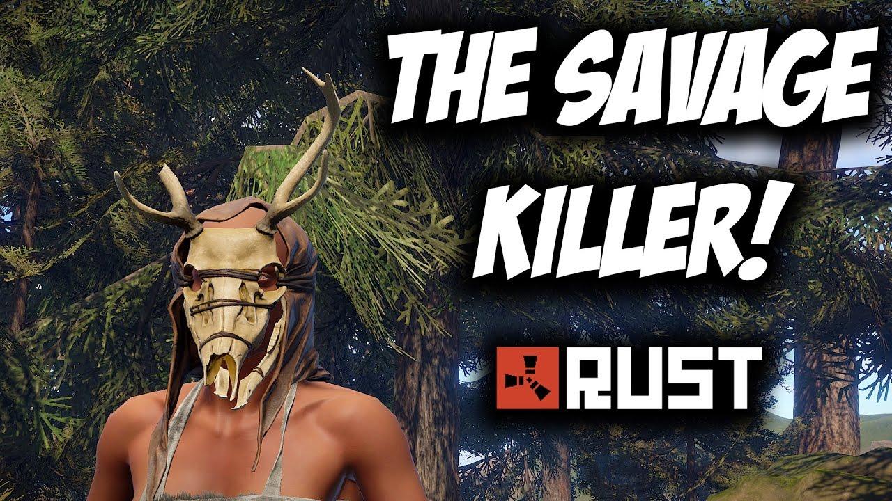 Savage Killer Logo - RUST. THE SAVAGE KILLER! Solo Survival! S3 E3