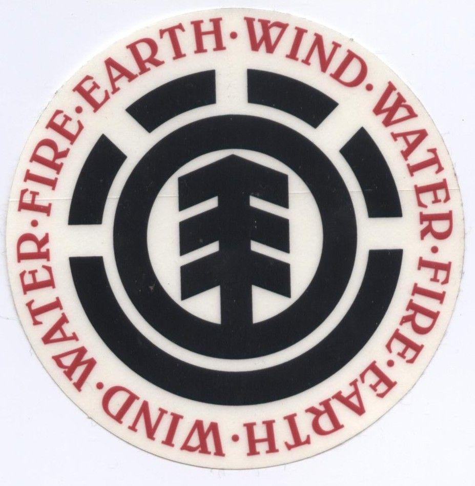 Element Skateboard Logo - Element Skateboards Earth Wind Water Fire round logo Sticker. Click ...