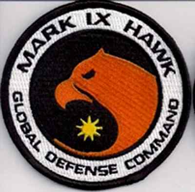 USA Hawk Logo - SPACE:1999 EAGLE Hawk Pilot Logo 3.5