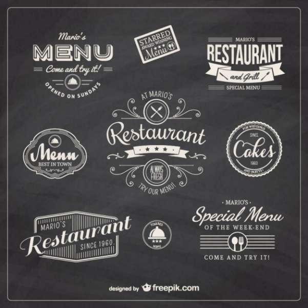 Rustic Restaurant Logo - 50 Free Food & Restaurant Menu Templates - XDesigns