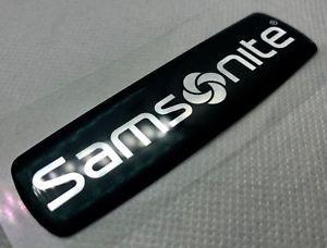Samsonite Logo - 2x SAMSONITE Logo 3D Domed Stickers. Size 86x26mm. | eBay