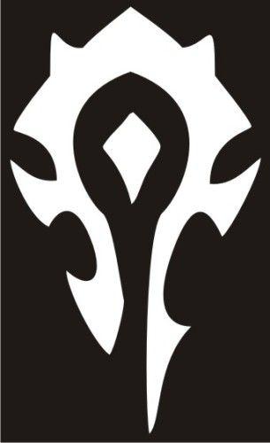 WoW Horde Logo - World of Warcraft Horde Logo WOW Vinyl Decal Sticker Die Cuts