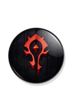 WoW Horde Logo - World Of Warcraft Horde 58mm Pin Button Badge. WOW Horde Emblem | eBay